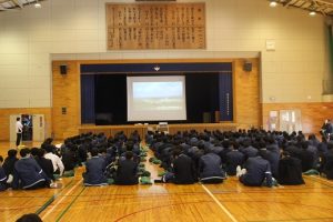 令和６年度２学年修学旅行結団式が行われました。