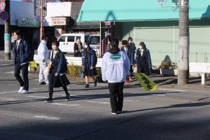 令和６年度 第４回通学時マナーアップ運動が行われました。
