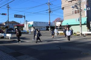 令和６年度 第４回通学時マナーアップ運動が行われました。
