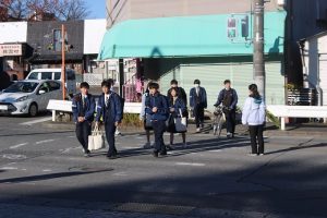 令和６年度 第４回通学時マナーアップ運動が行われました。