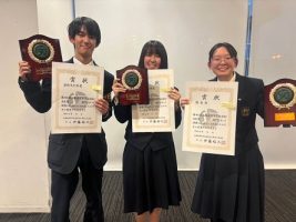 祝　山梨県高等学校芸術文化祭 放送部門 芸術文化祭賞 （アナウンス部門・ビデオメッセージ部門・オーディオメッセージ部門）