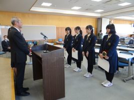 令和６年度納め式が行われました。