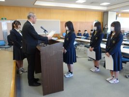 令和６年度納め式が行われました。