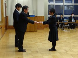 令和6年度 渡辺貢奨学金 交付式が行われました。