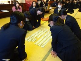 令和6年度校内百人一首大会 団体戦 優勝は2年2組！！