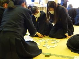 令和6年度校内百人一首大会 団体戦 優勝は2年2組！！