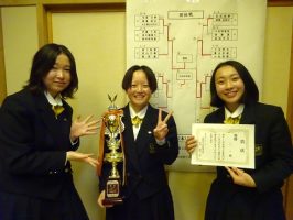 令和6年度校内百人一首大会 団体戦 優勝は2年2組！！