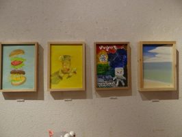 山梨県立吉田高等学校 第３回 探究・素描作品発表会開催中です🎨