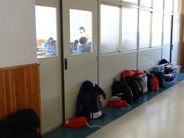 令和6年度後期2回試験（１・２年生）2日目の様子です。