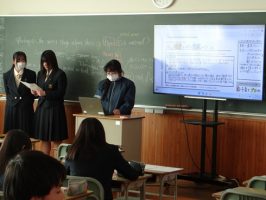 令和6年度富士山学 1学年 学年発表会が行われました。
