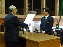 令和６年度最後の納め式が行われました。