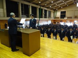 令和６年度最後の納め式が行われました。