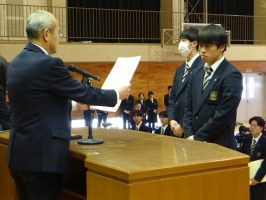 令和６年度最後の納め式が行われました。
