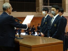 令和６年度最後の納め式が行われました。