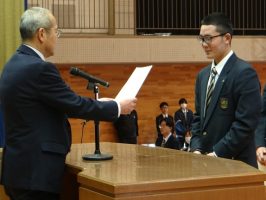 令和６年度最後の納め式が行われました。