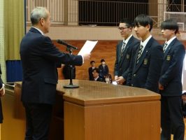 令和６年度最後の納め式が行われました。