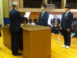 令和６年度最後の納め式が行われました。