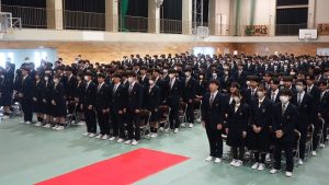 令和６年度納め式（卒業生関係）が行われました。