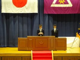 令和６年度記念品贈呈式が行われました。
