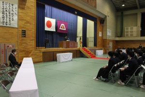 令和６年度同窓会入会式が行われました。