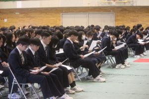 令和６年度同窓会入会式が行われました。