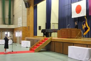 令和６年度同窓会入会式が行われました。