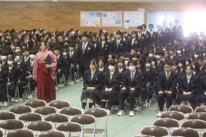 令和６年度 第７５回卒業証書授与式が行われました。