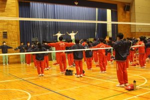 ３月１１日（火）球技大会１日目です。