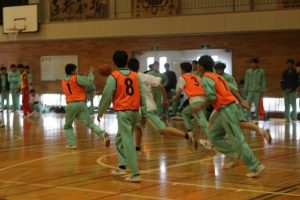 ３月１１日（火）球技大会１日目です。