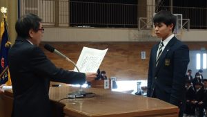 令和６年度表彰状授与式が行われました。