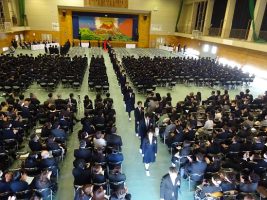令和６年度 第７５回卒業証書授与式が行われました。