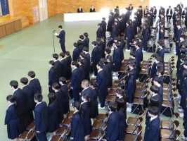 令和７年度入学式が行われました。