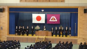 令和７年度入学式が行われました。