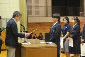 令和７年度納め式が行われました。