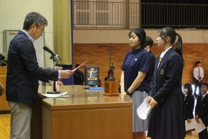 令和７年度納め式が行われました。