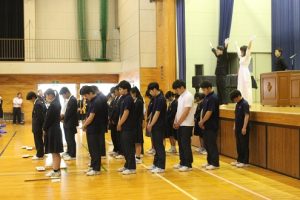 令和7年度関東大会壮行会が行われました。