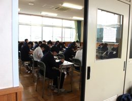 令和７年度前期第１回試験が始まりました。