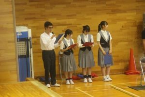 令和７年度前期末納め式が行われました。