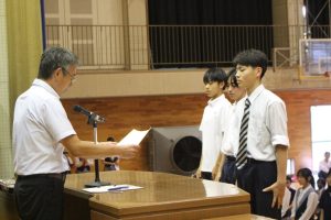 令和７年度 第57回富士登山強歩大会表彰式が行われました。