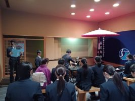 令和７年度第４６回山梨県高等学校芸術文化祭茶道部門研修会が行われました。