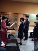 令和７年度第４６回山梨県高等学校芸術文化祭茶道部門研修会が行われました。