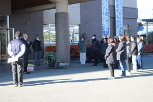 令和７年度山梨県高等学校県下一斉「通学時マナーアップ運動」４回目が行われました。