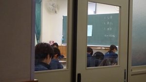 令和７年度 後期第１回試験（１・２年生）が始まっています。