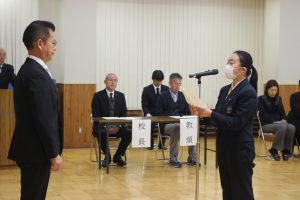 令和7年度 渡辺貢奨学金 交付式が行われました。