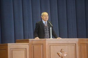令和７年１２月２５日（木）休業前集会が行われました。