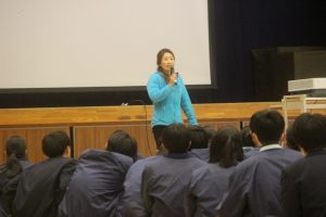 大学入学共通テスト激励会が行われました。