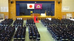 令和７年度 第７６回卒業証書授与式が行われました。