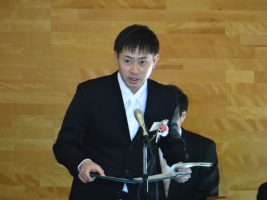 令和７年度 第７６回卒業証書授与式が行われました。