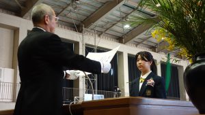 令和７年度 第７６回卒業証書授与式が行われました。