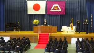 令和７年度 第７６回卒業証書授与式が行われました。